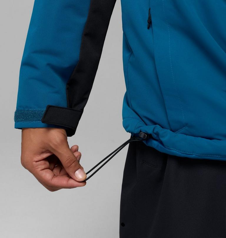 Men's Last Tracks III Insulated Ski Jacket, Color: Black, Phoenix Blue, image 16