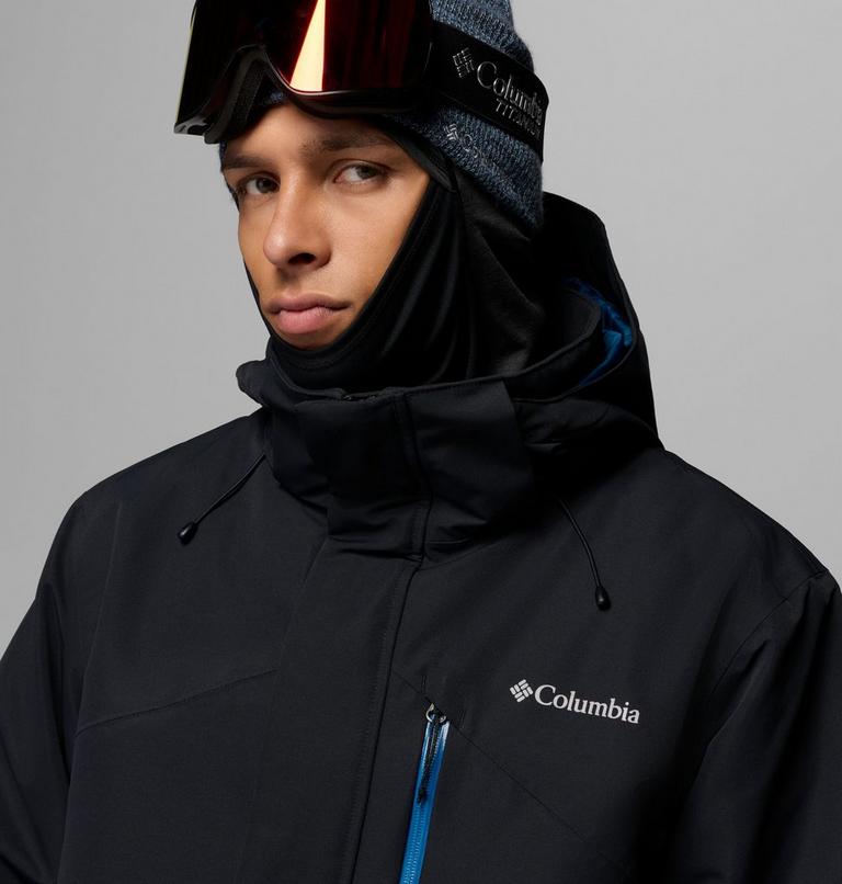 Men's Last Tracks III Insulated Ski Jacket, Color: Black, Phoenix Blue, image 7