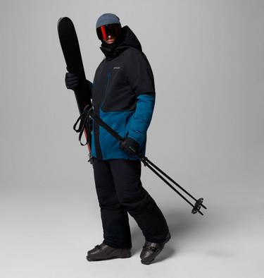 Men's Last Tracks III Insulated Ski Jacket, Color: Black, Phoenix Blue, image 6
