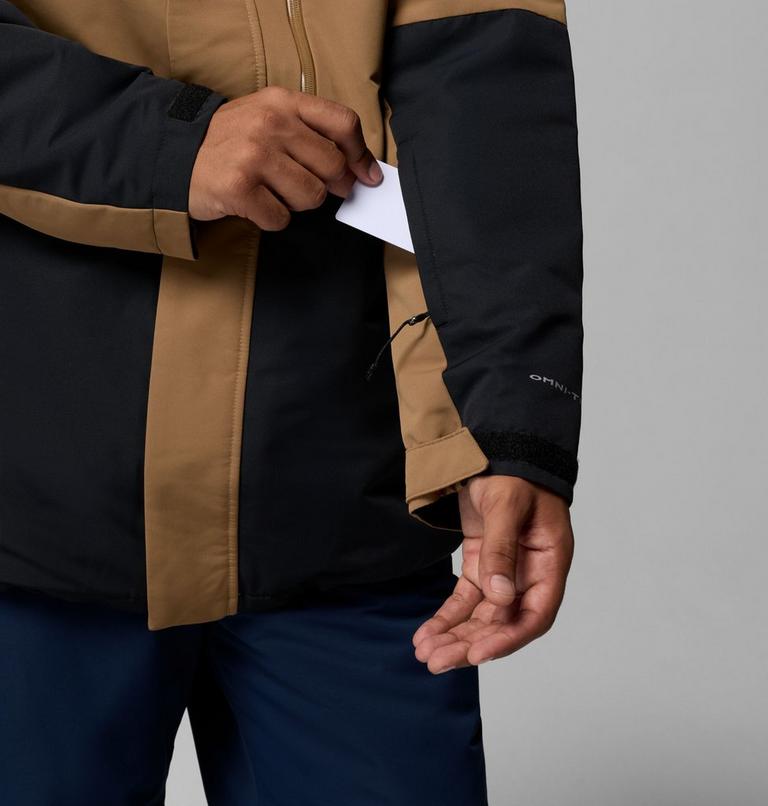 Men's Last Tracks III Insulated Ski Jacket, Color: Delta, Black, image 15