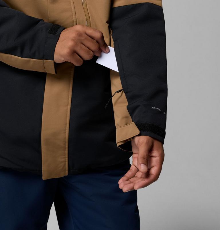Men's Last Tracks III Insulated Ski Jacket, Color: Delta, Black, image 10