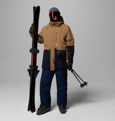 Men's Last Tracks III Insulated Ski Jacket, Color: Delta, Black, image 6