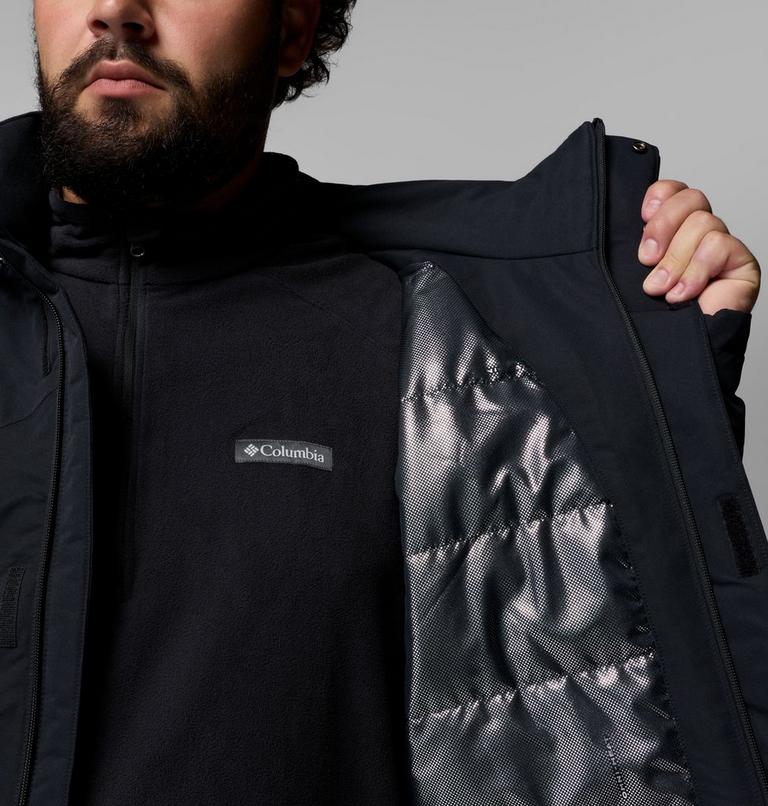 Men's Last Tracks III Insulated Ski Jacket - Extended Size, Color: Black, image 6