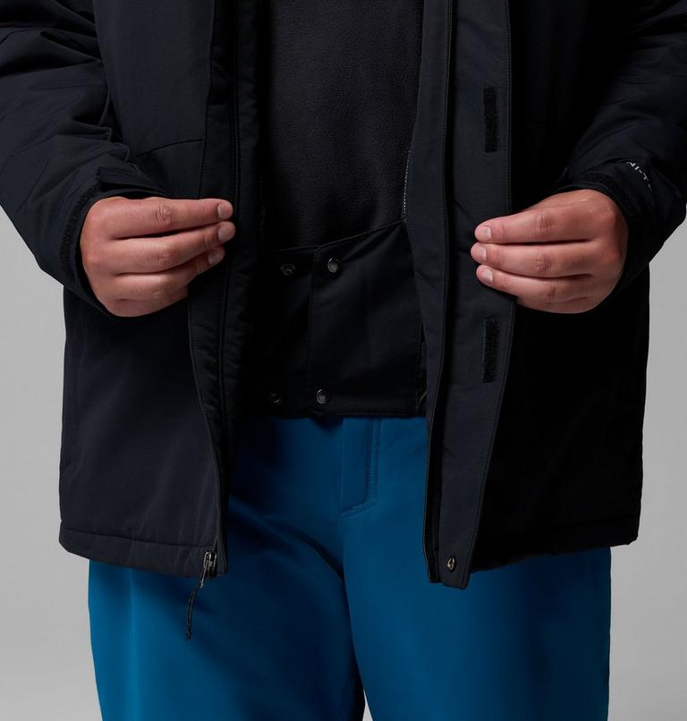Men's Last Tracks III Insulated Ski Jacket - Extended Size, Color: Black, image 7