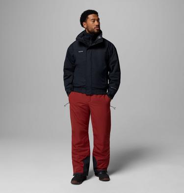 Men's Bugaboo VI Waterproof Ski Trousers, Color: Red Oxide, Shark, image 2