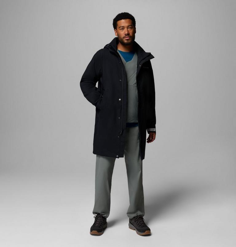 Men's Street Heights Waterproof Insulated Car Coat, Color: Black, image 5