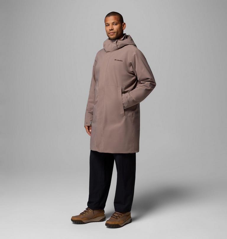 Men's Street Heights Waterproof Insulated Car Coat, Color: Iron, image 4