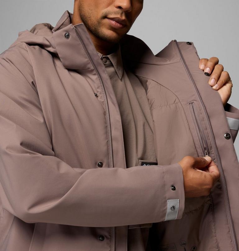 Men's Street Heights Waterproof Insulated Car Coat, Color: Iron, image 6