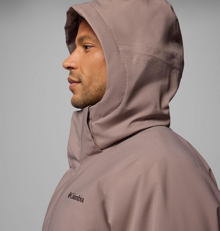 Men's Street Heights Waterproof Insulated Car Coat, Color: Iron, image 8