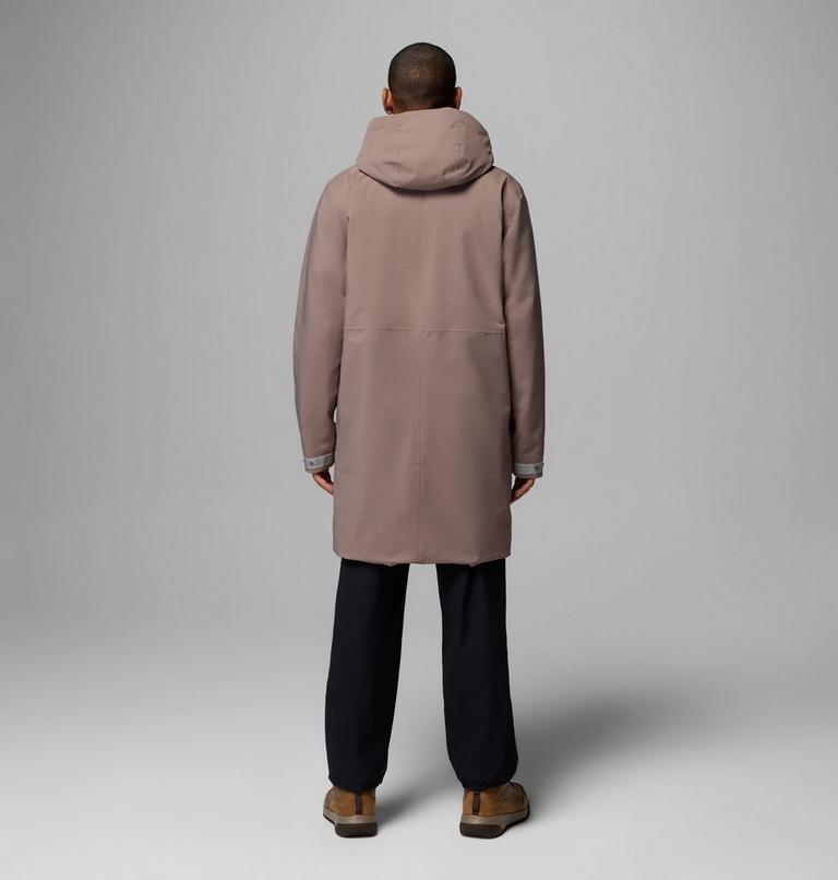 Men's Street Heights Waterproof Insulated Car Coat, Color: Iron, image 3