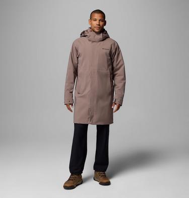 Men's Street Heights Waterproof Insulated Car Coat, Color: Iron, image 1