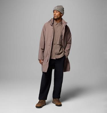 Men's Street Heights Waterproof Insulated Car Coat, Color: Iron, image 2