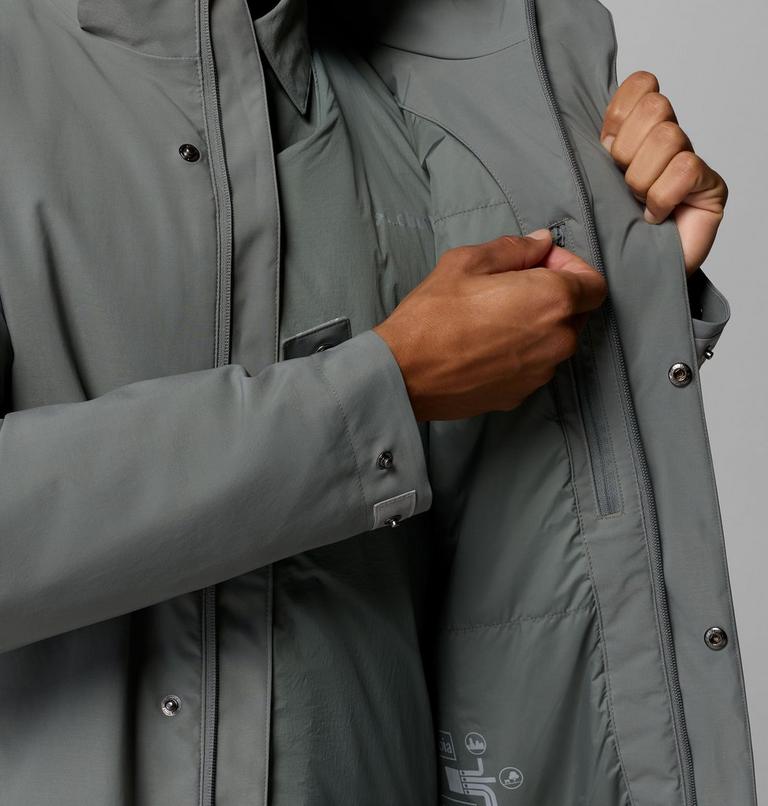 Men's Street Heights Waterproof Insulated Car Coat, Color: Sedona Sage, image 6