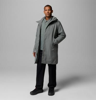 Men's Street Heights Waterproof Insulated Car Coat, Color: Sedona Sage, image 2