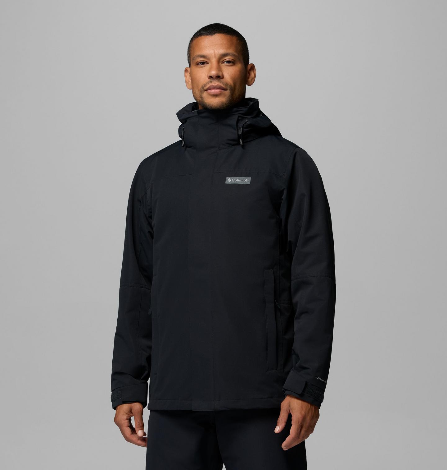 Мужская куртка Columbia Bugaboo IV Fleece Interchange, цвет: Чёрный — фото 1