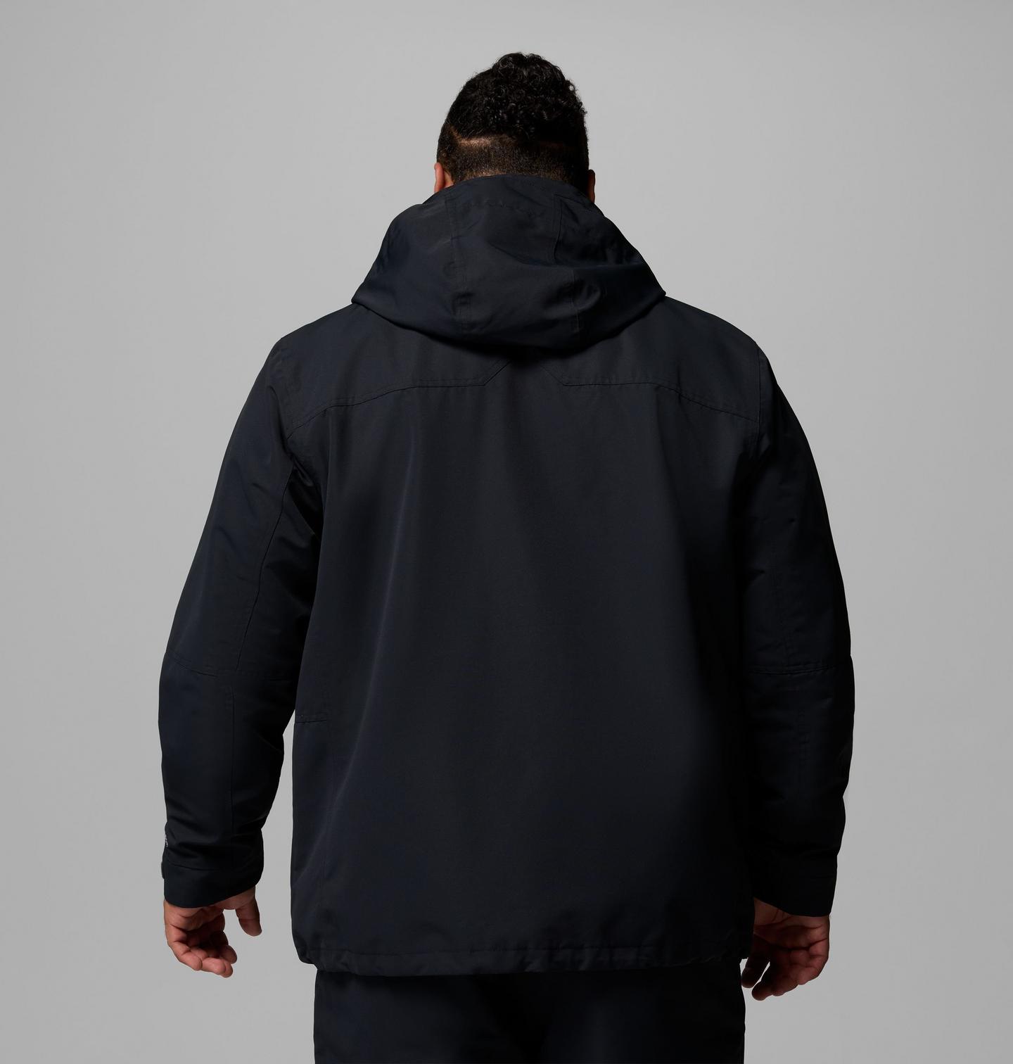 Мужская куртка Columbia Bugaboo IV Fleece Interchange Jacket - Big, цвет: Чёрный — фото 3