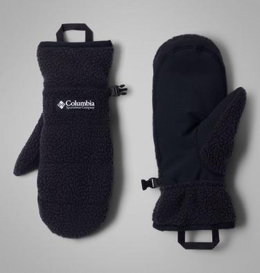 Women's Helvetia Sherpa Mittens, Color: Black, image 3