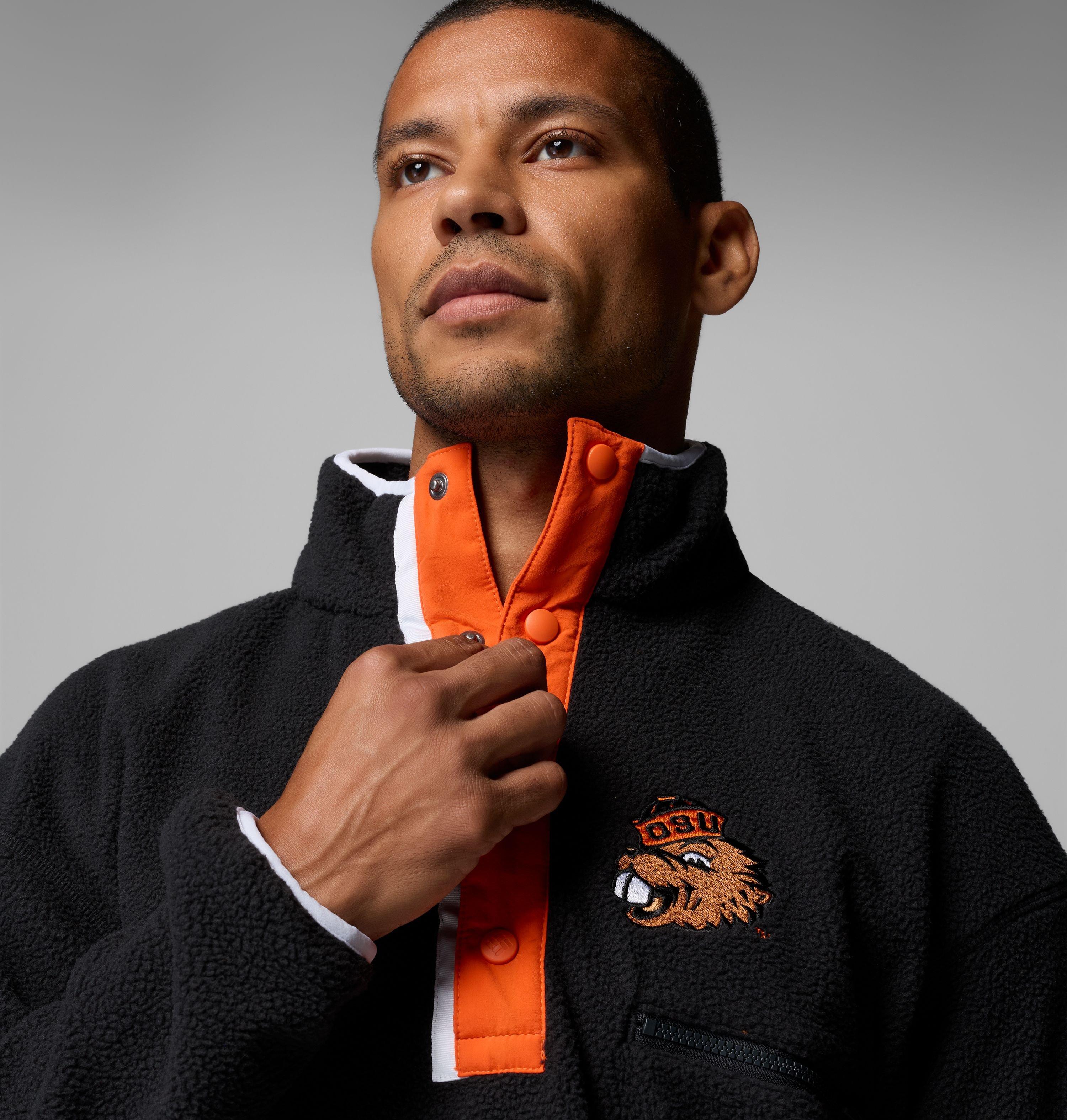 Men's Collegiate Helvetia Half Snap Fleece - Oregon State 5