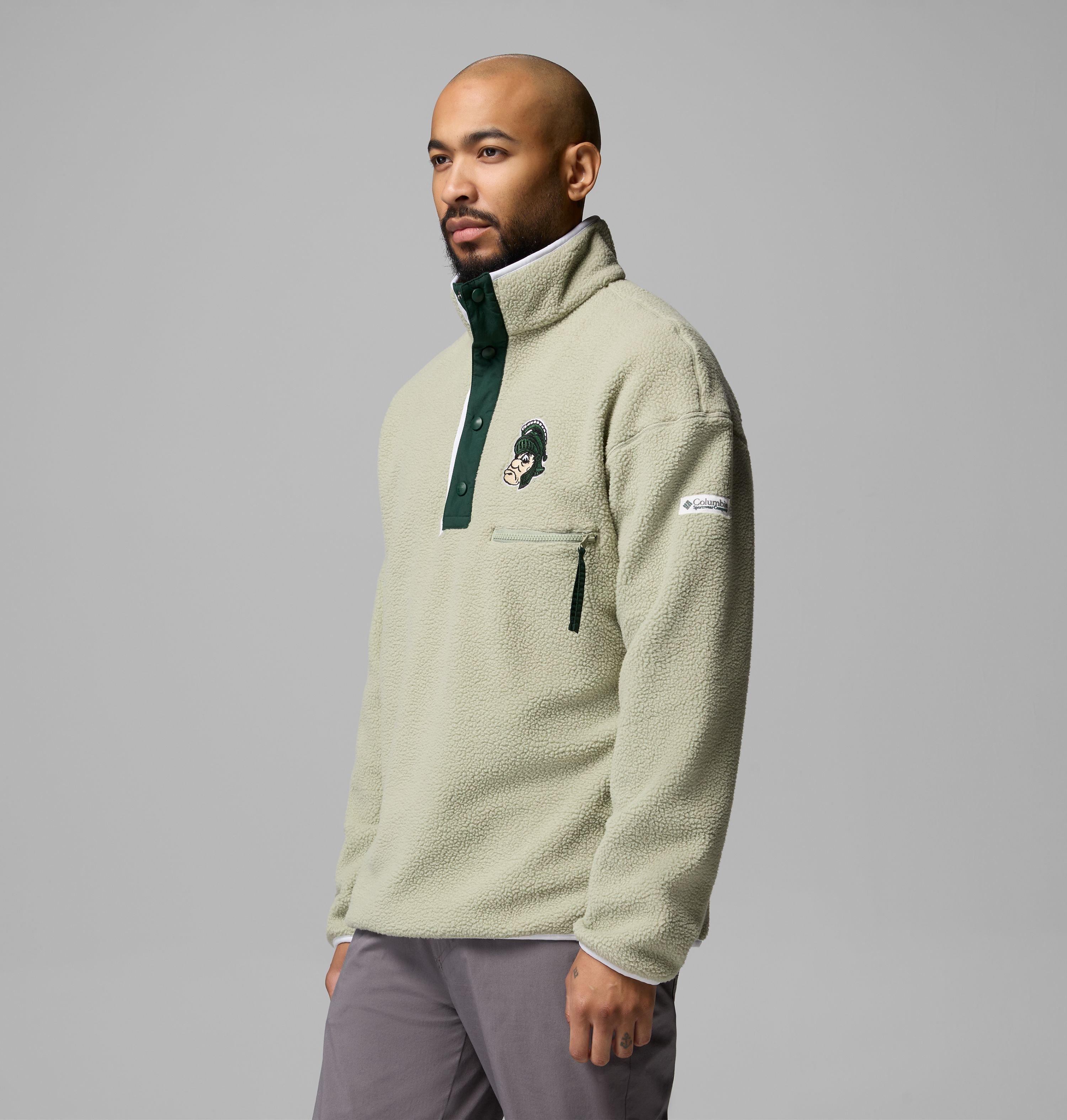 Men's Collegiate Helvetia Half Snap Fleece - Michigan State 4