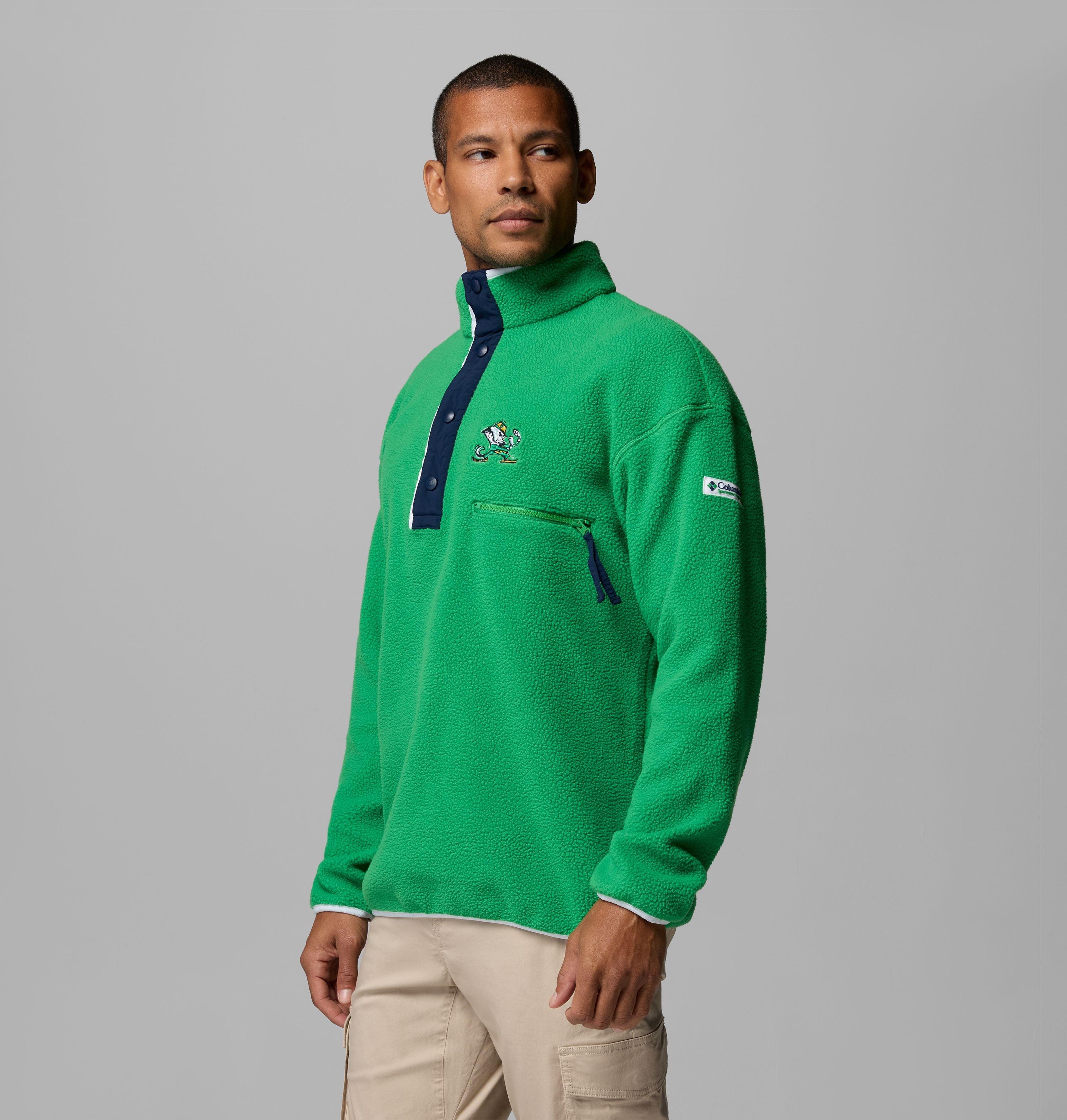 Men's Collegiate Helvetia Half Snap Fleece - Notre Dame 4