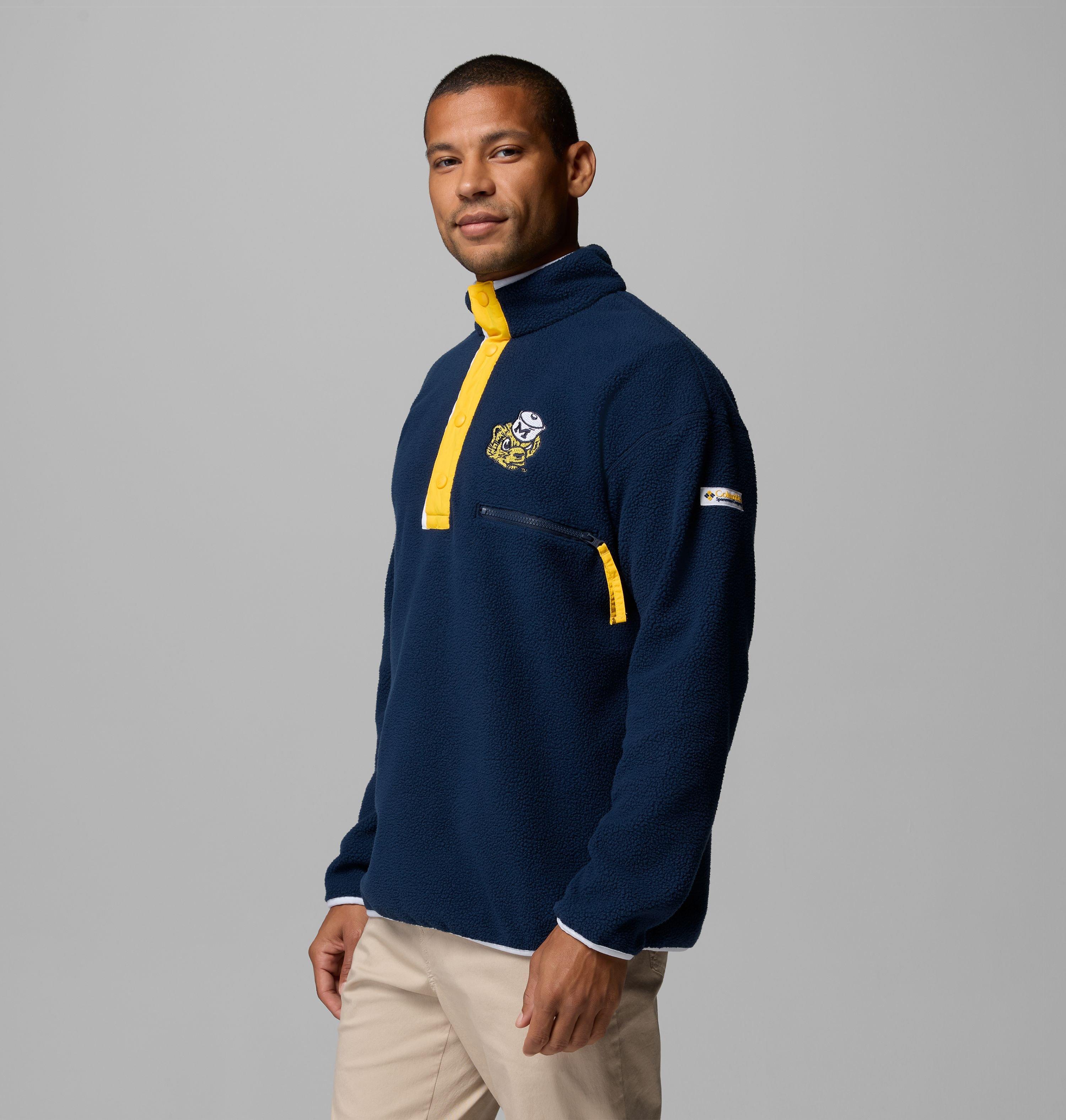 Men's Collegiate Helvetia Half Snap Fleece - Michigan State 4