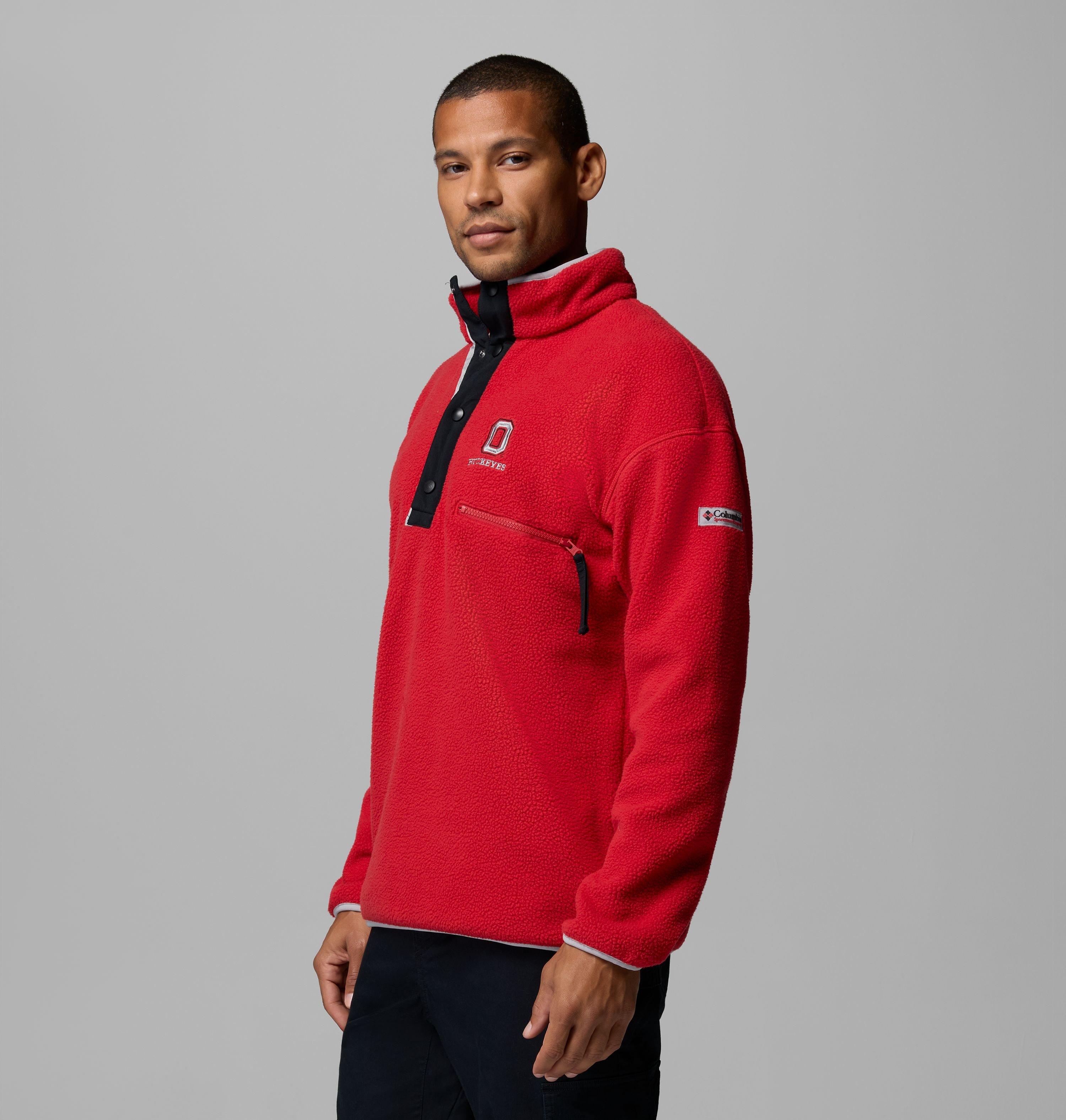 Men's Collegiate Helvetia Half Snap Fleece - Ohio State 4