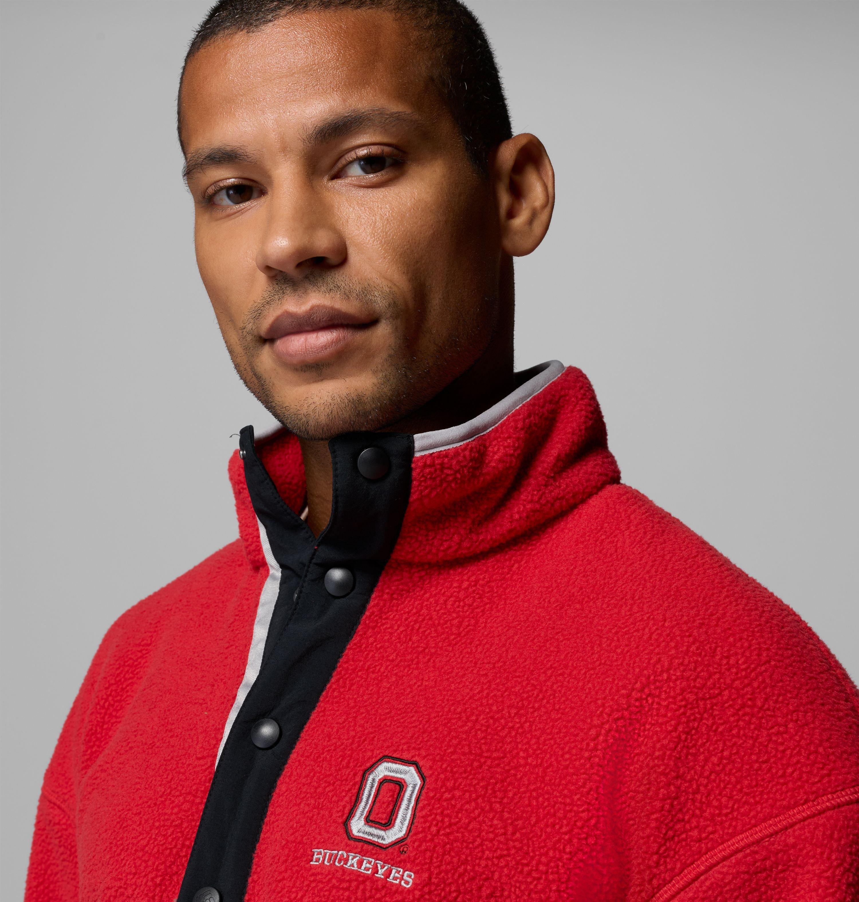 Men's Collegiate Helvetia Half Snap Fleece - Ohio State 5