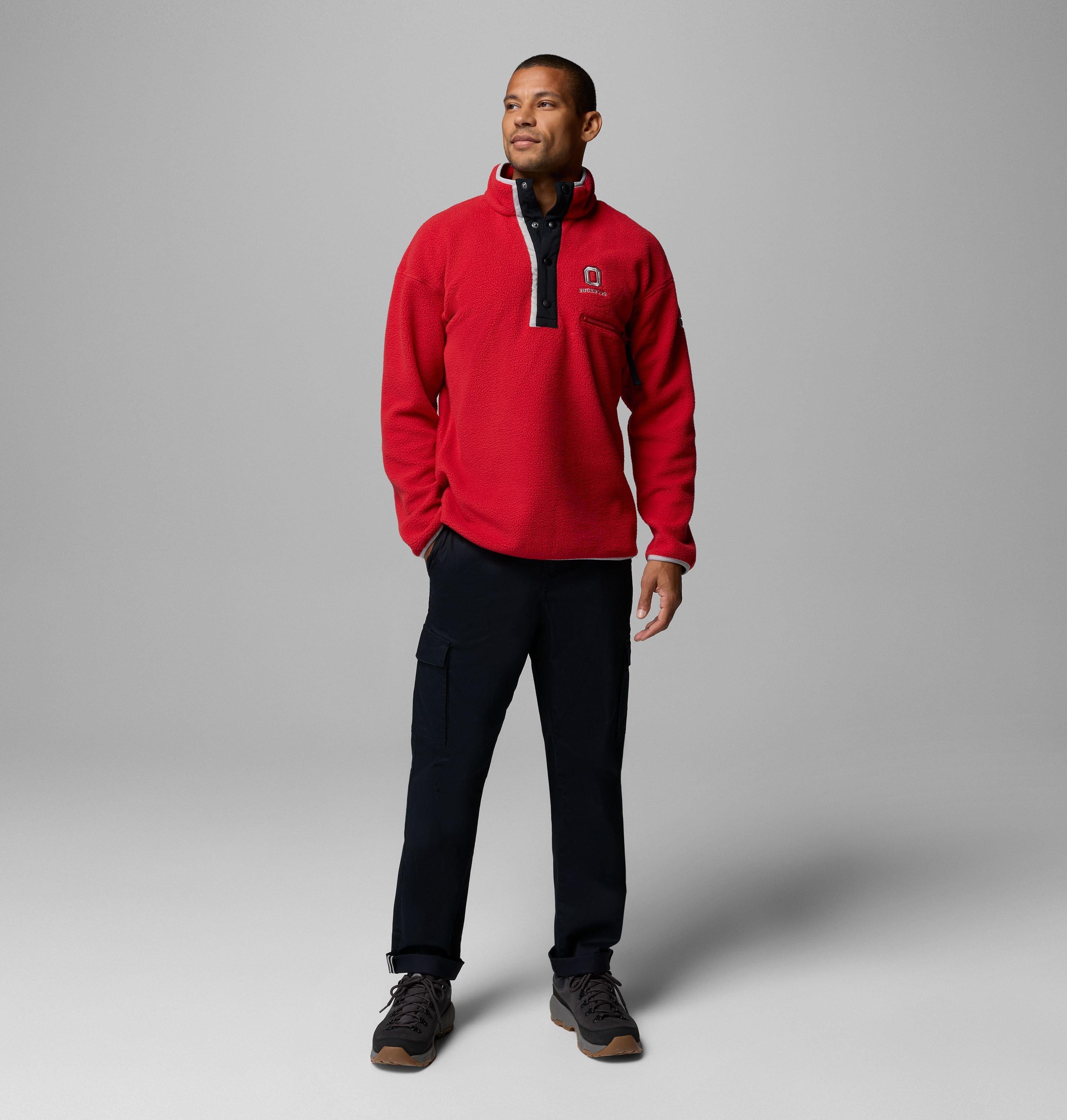 Men's Collegiate Helvetia Half Snap Fleece - Ohio State 2