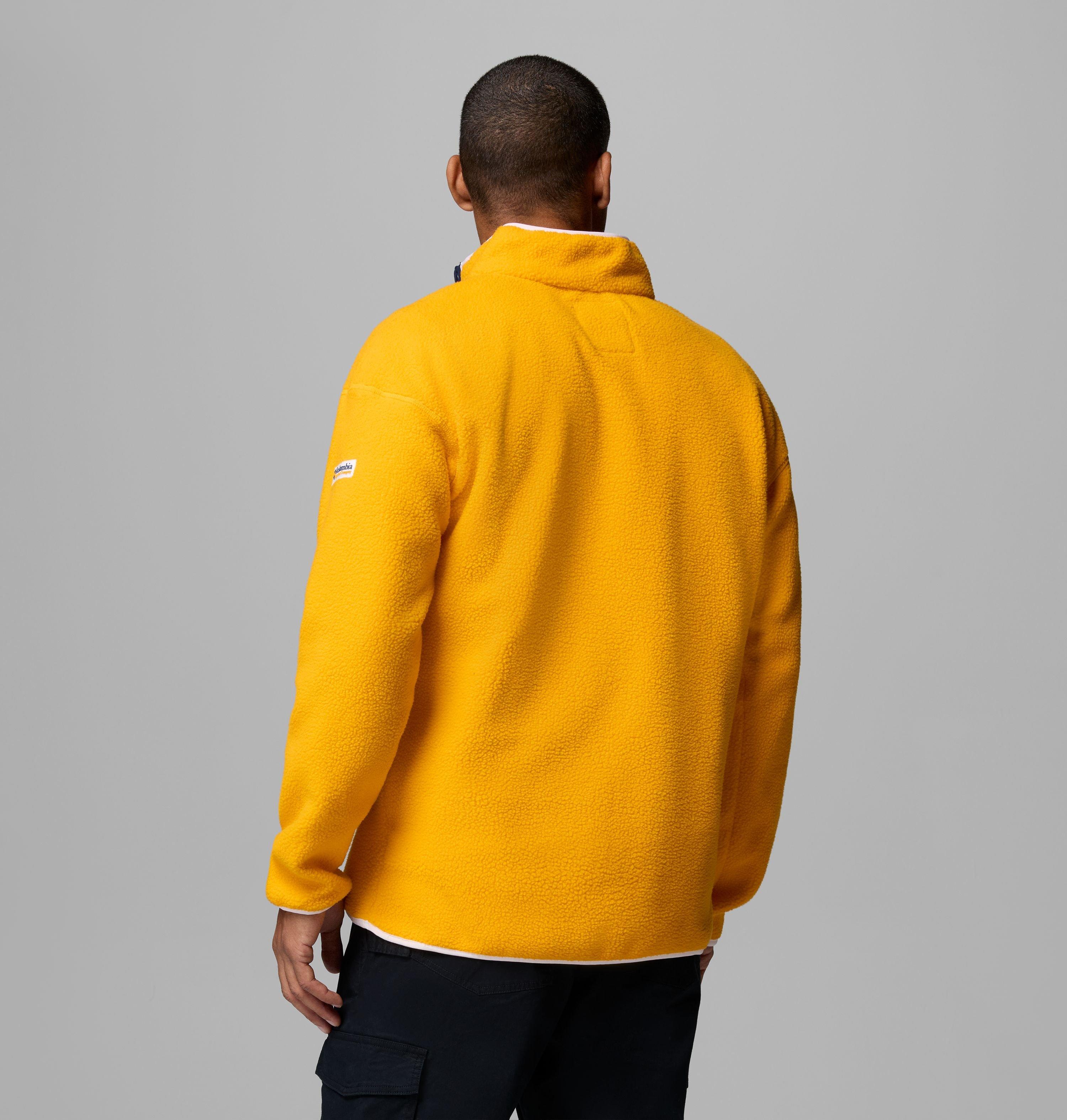 Men's Collegiate Helvetia Half Snap Fleece - West Virginia 3