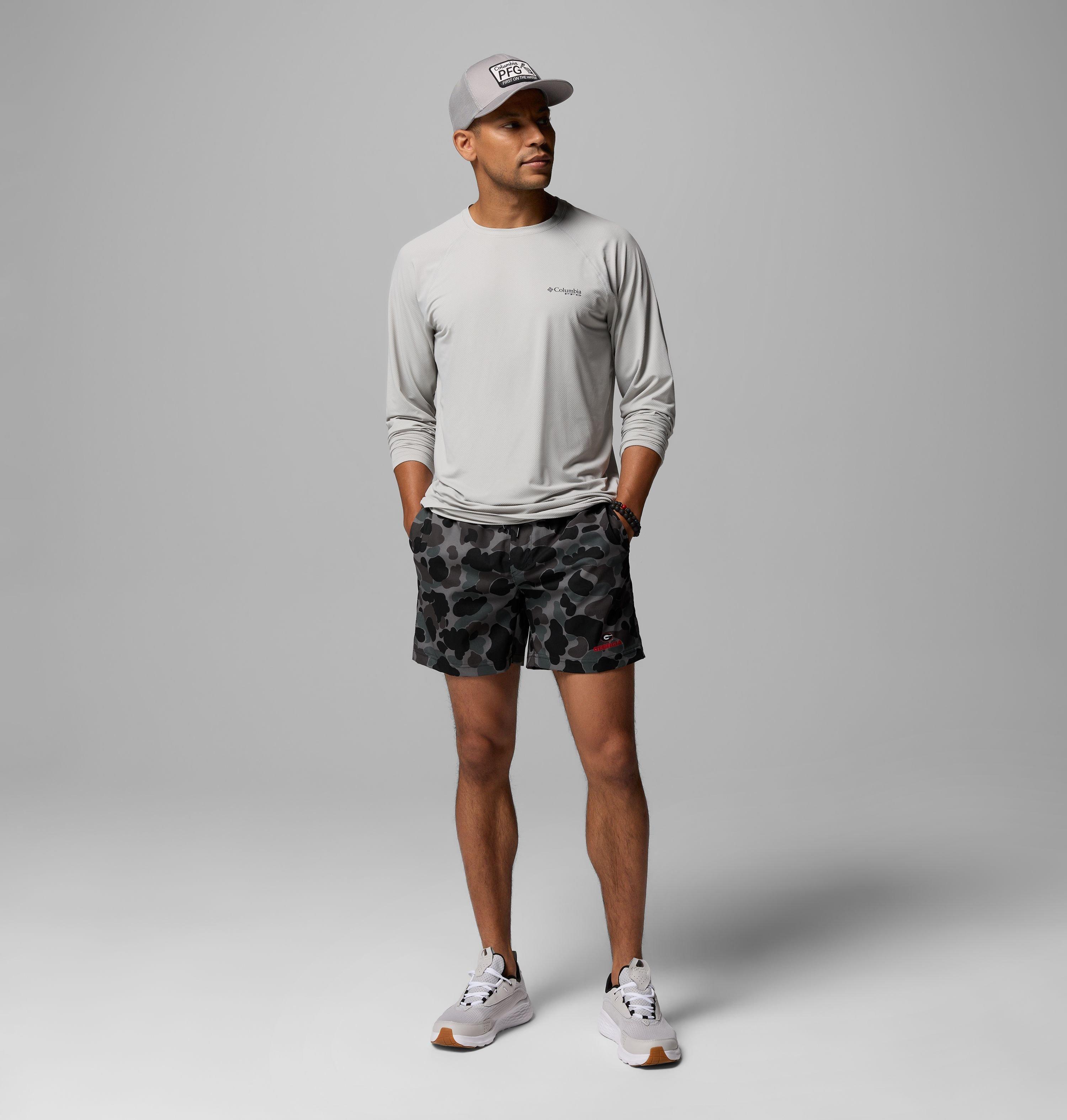 Men's Collegiate PFG Rambler Printed Shorts - Georgia 2