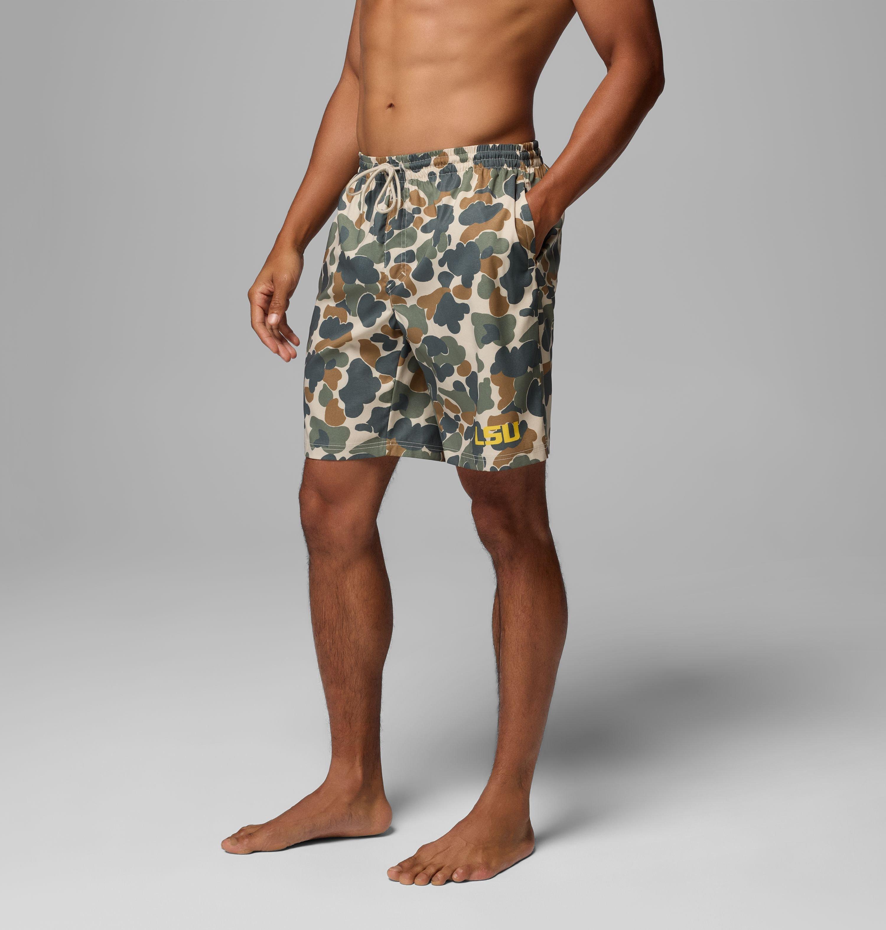 Men's Collegiate PFG Rambler Printed Shorts - LSU 4
