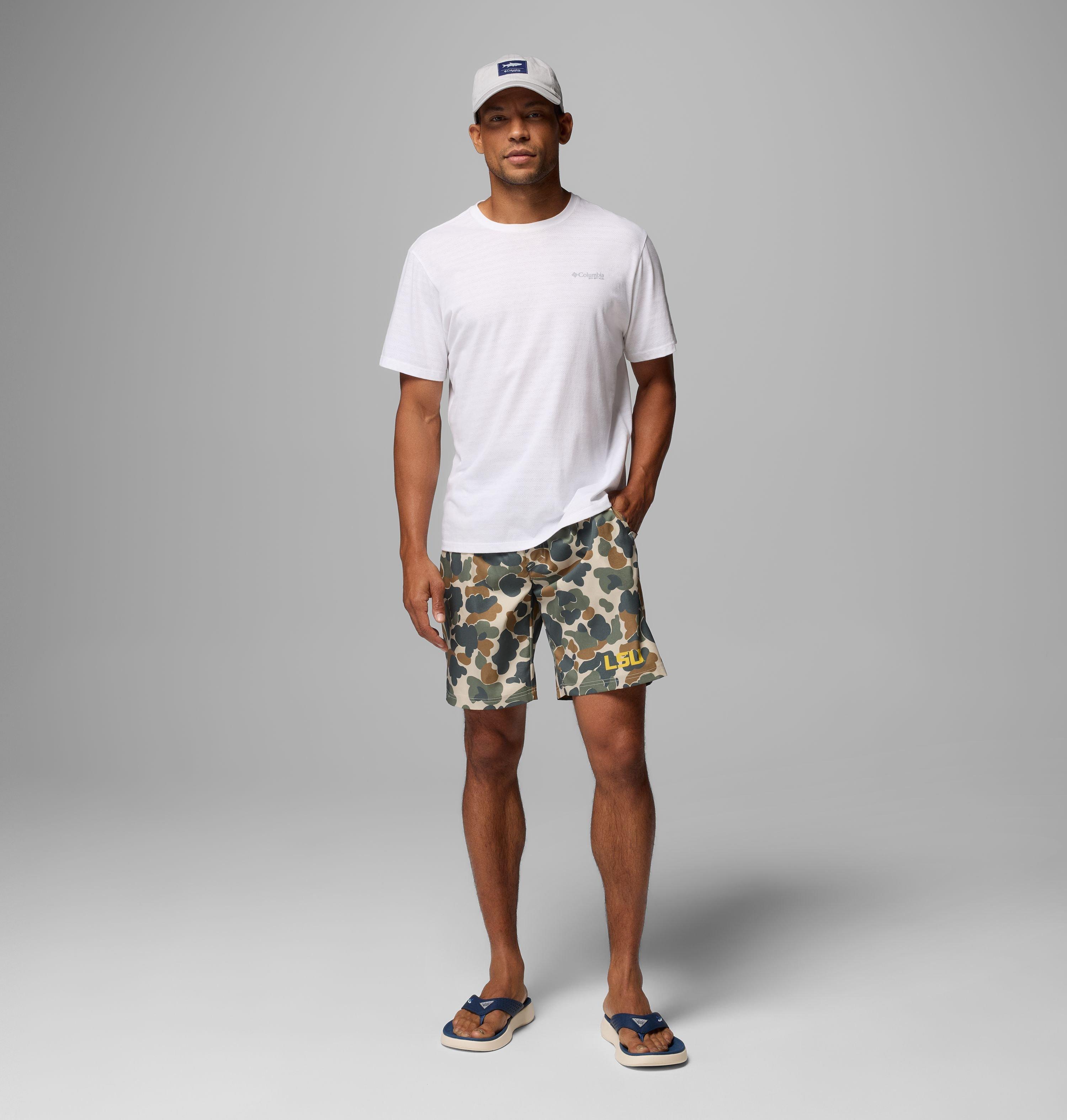 Men's Collegiate PFG Rambler Printed Shorts - LSU 2