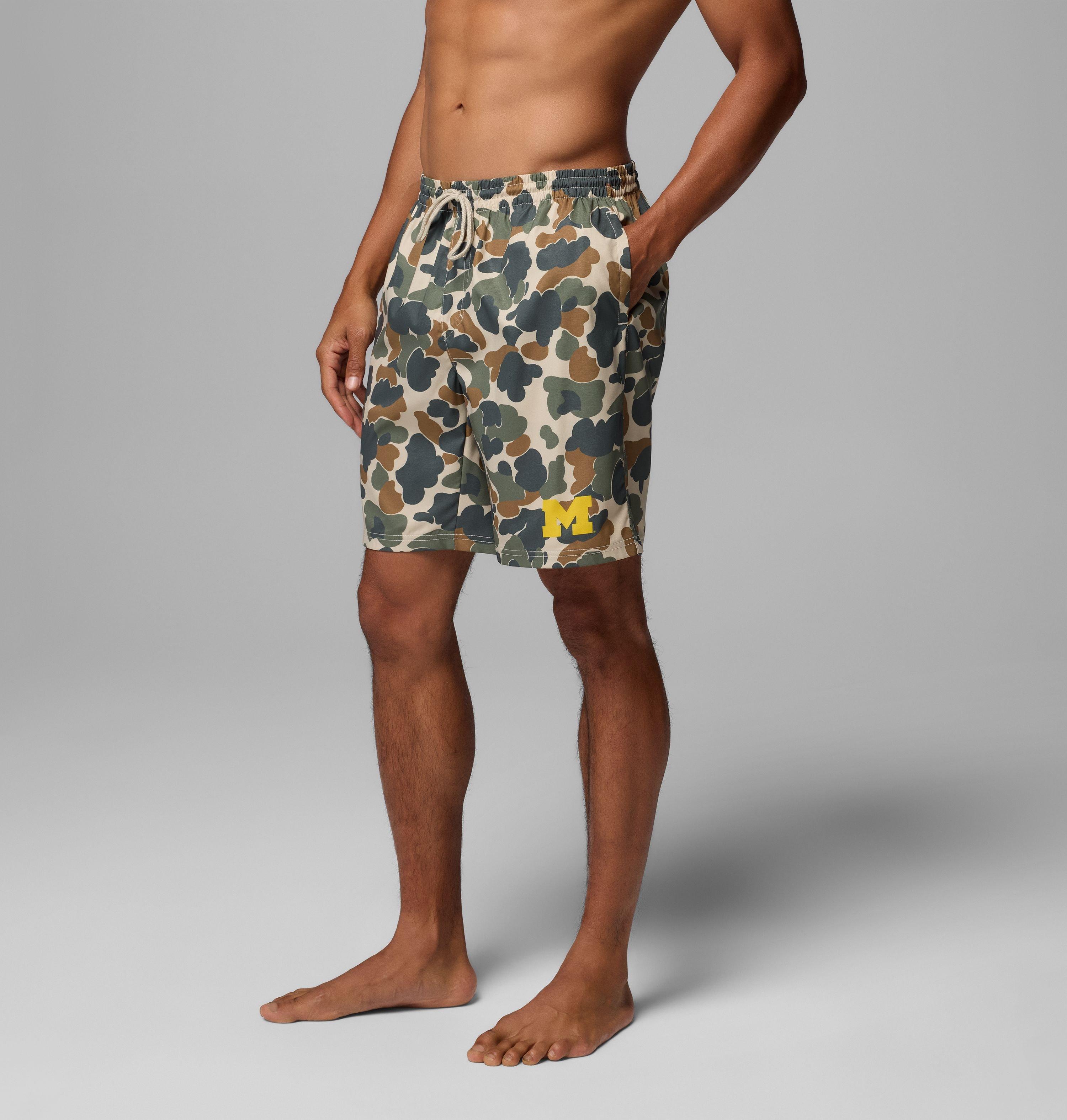Men's Collegiate PFG Rambler Printed Shorts - Michigan 4