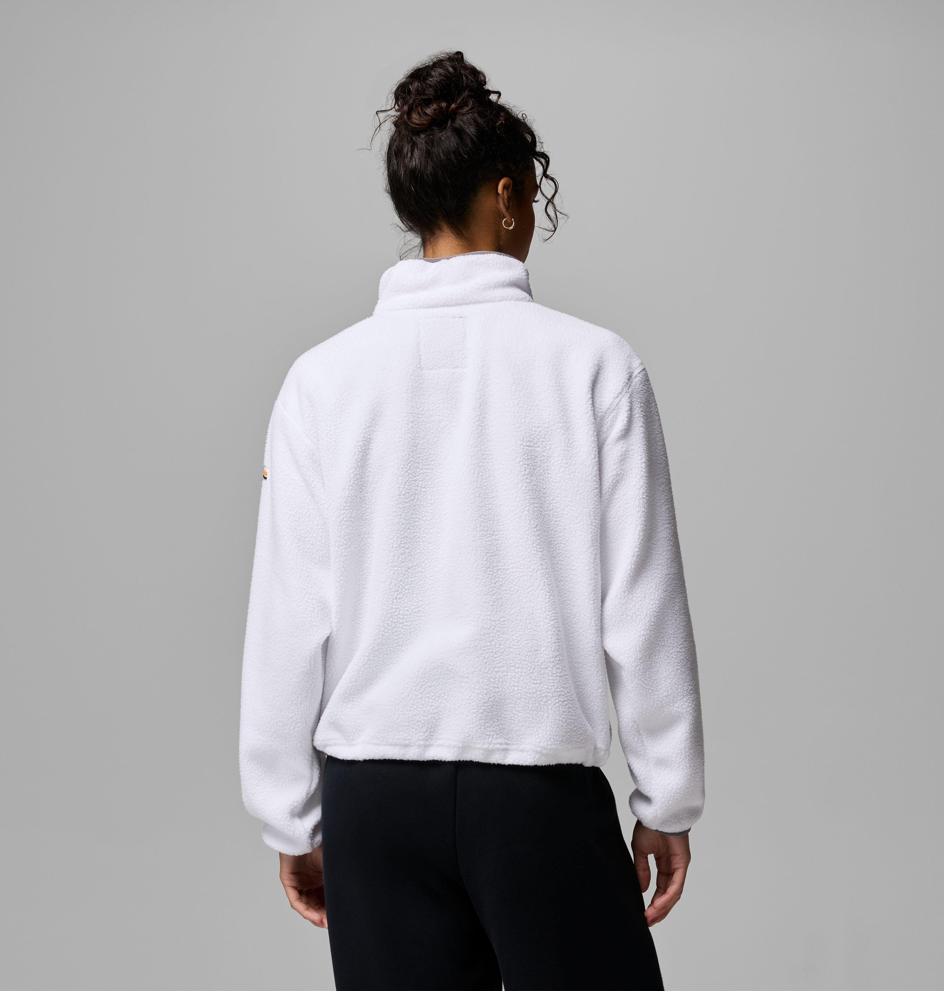 Women's Collegiate Helvetia Cropped Half Snap Fleece - Tennessee 3