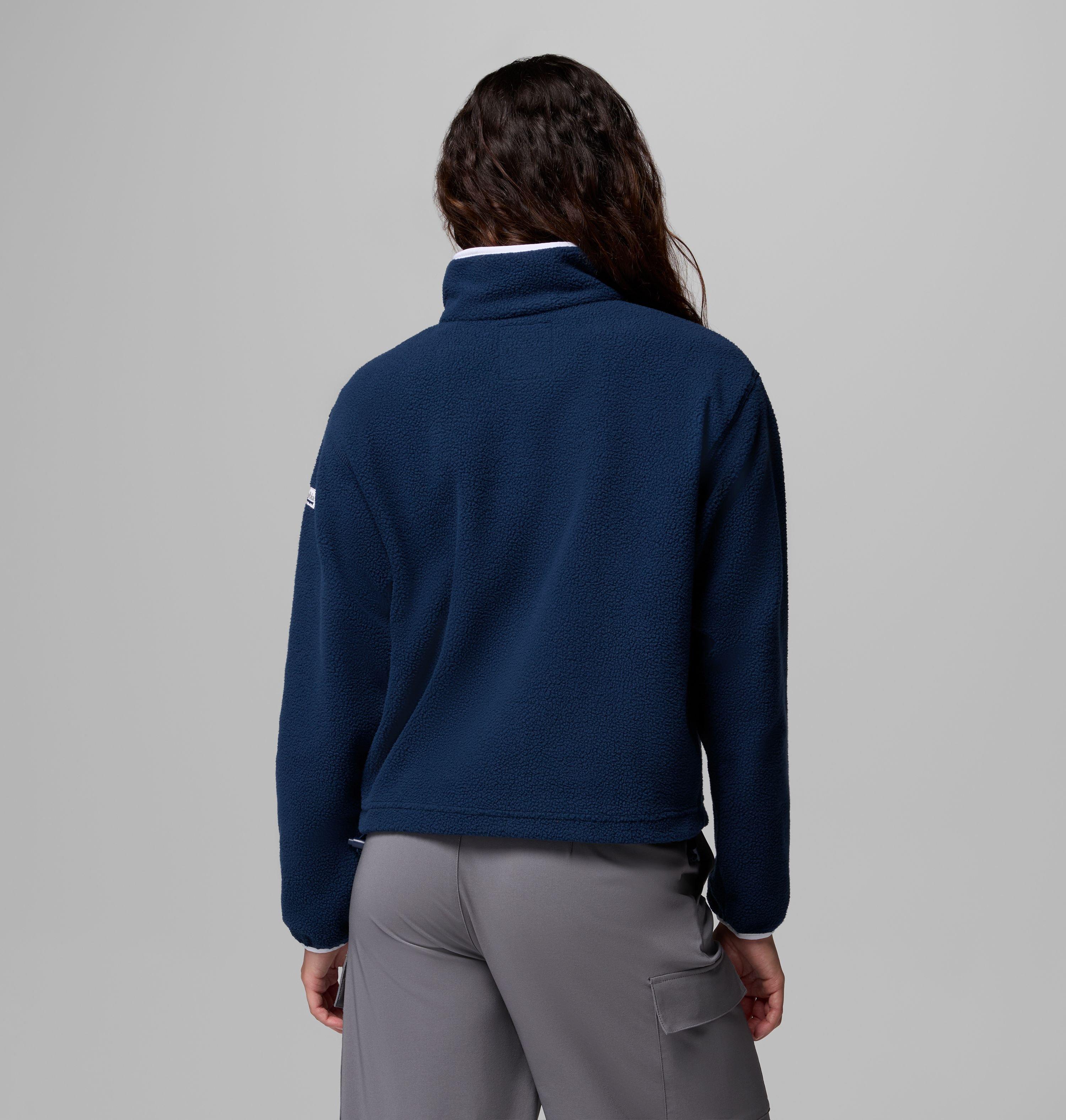 Women's Helvetia Cropped Half Snap Fleece - Dallas Cowboys 3