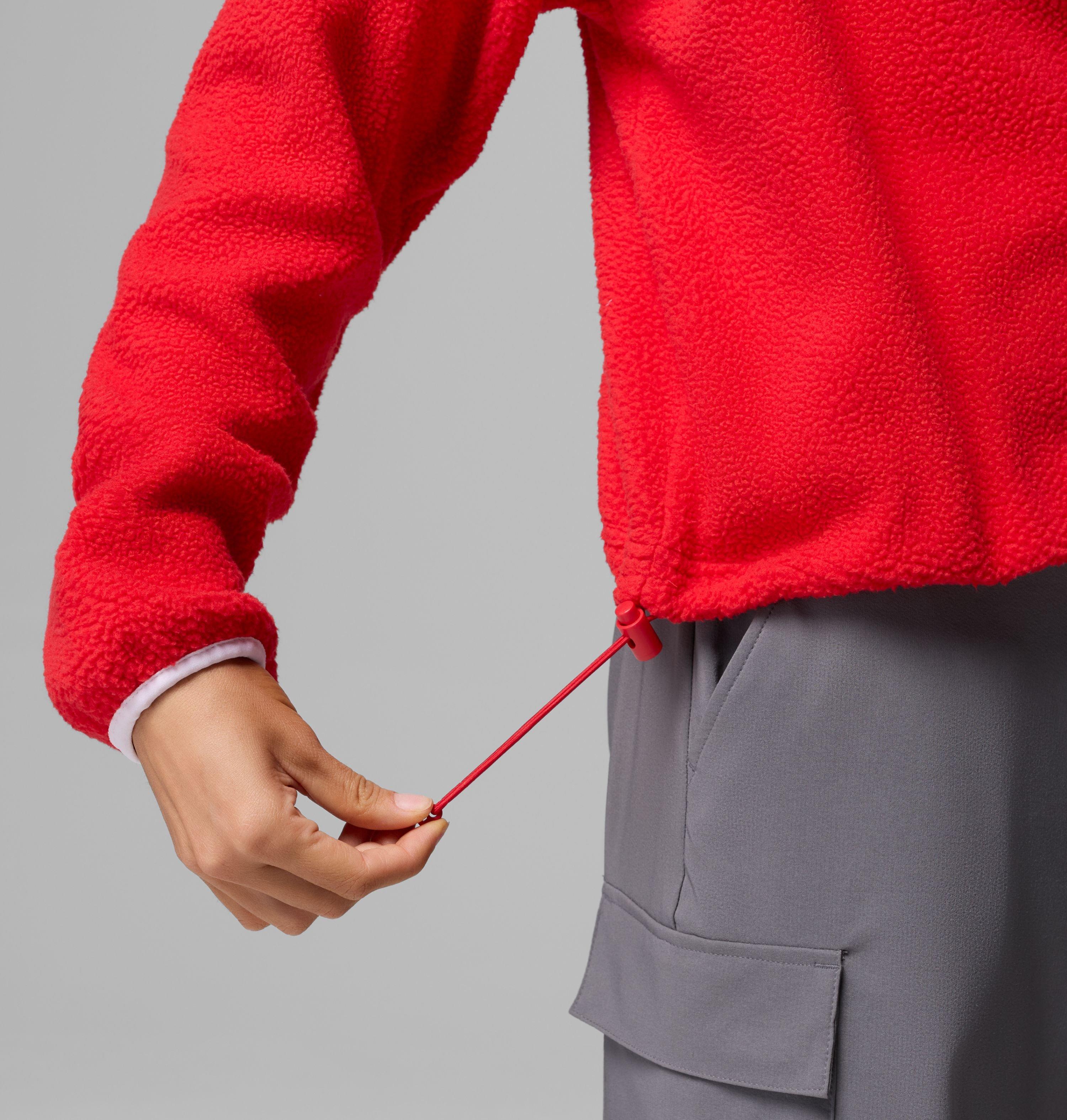 Women's Collegiate Helvetia Cropped Half Snap Fleece - Georgia 6