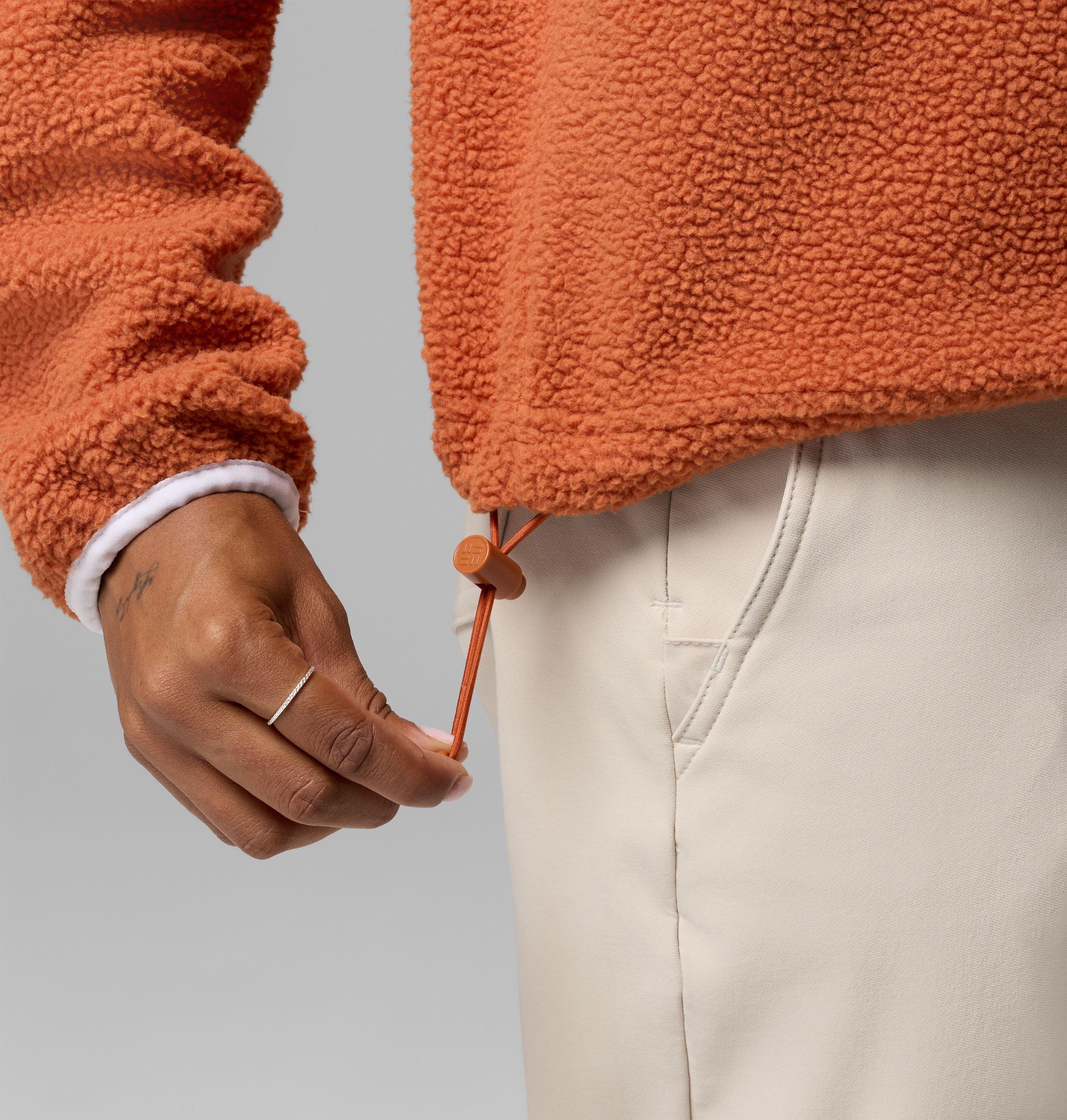 Women's Collegiate Helvetia Cropped Half Snap Fleece - Texas 6