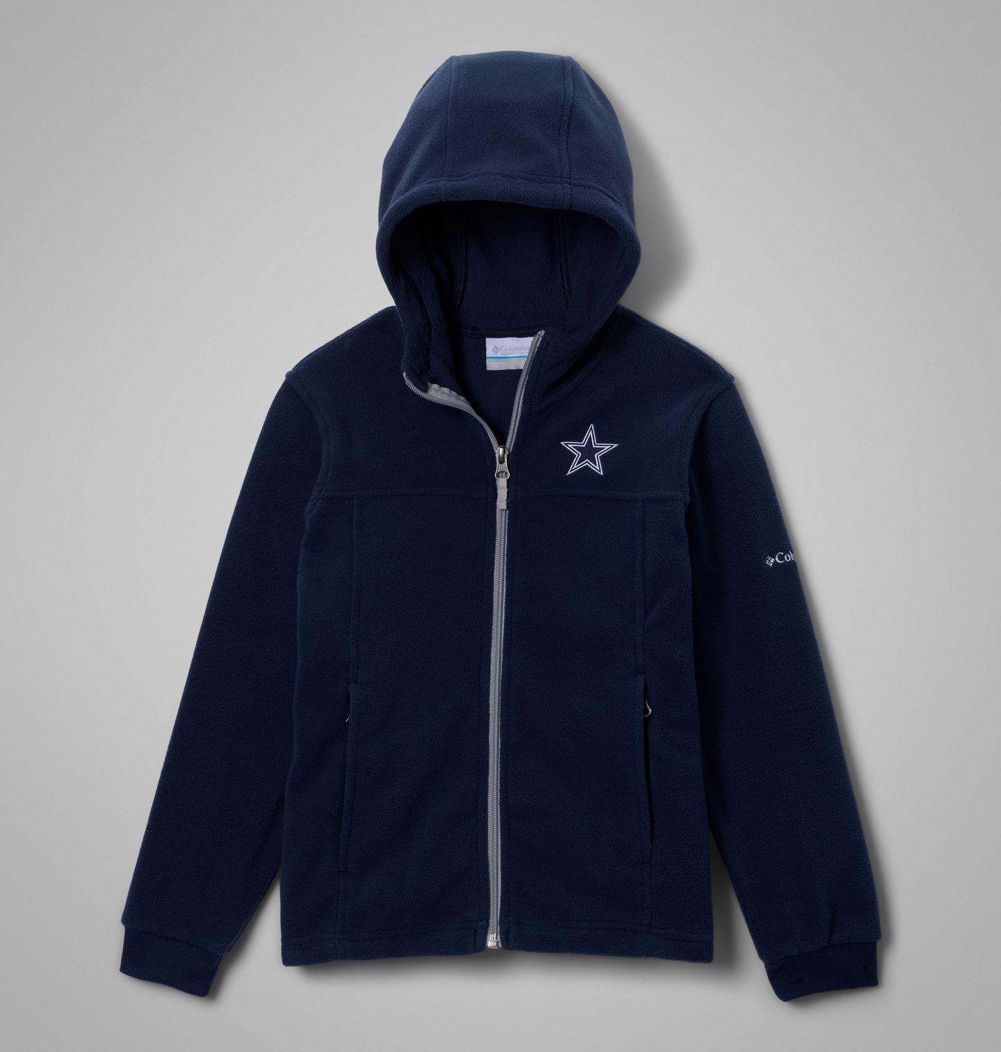 Детское худи Columbia Flanker Fleece - Dallas Cowboys, цвет: Тёмно-синий — фото 1