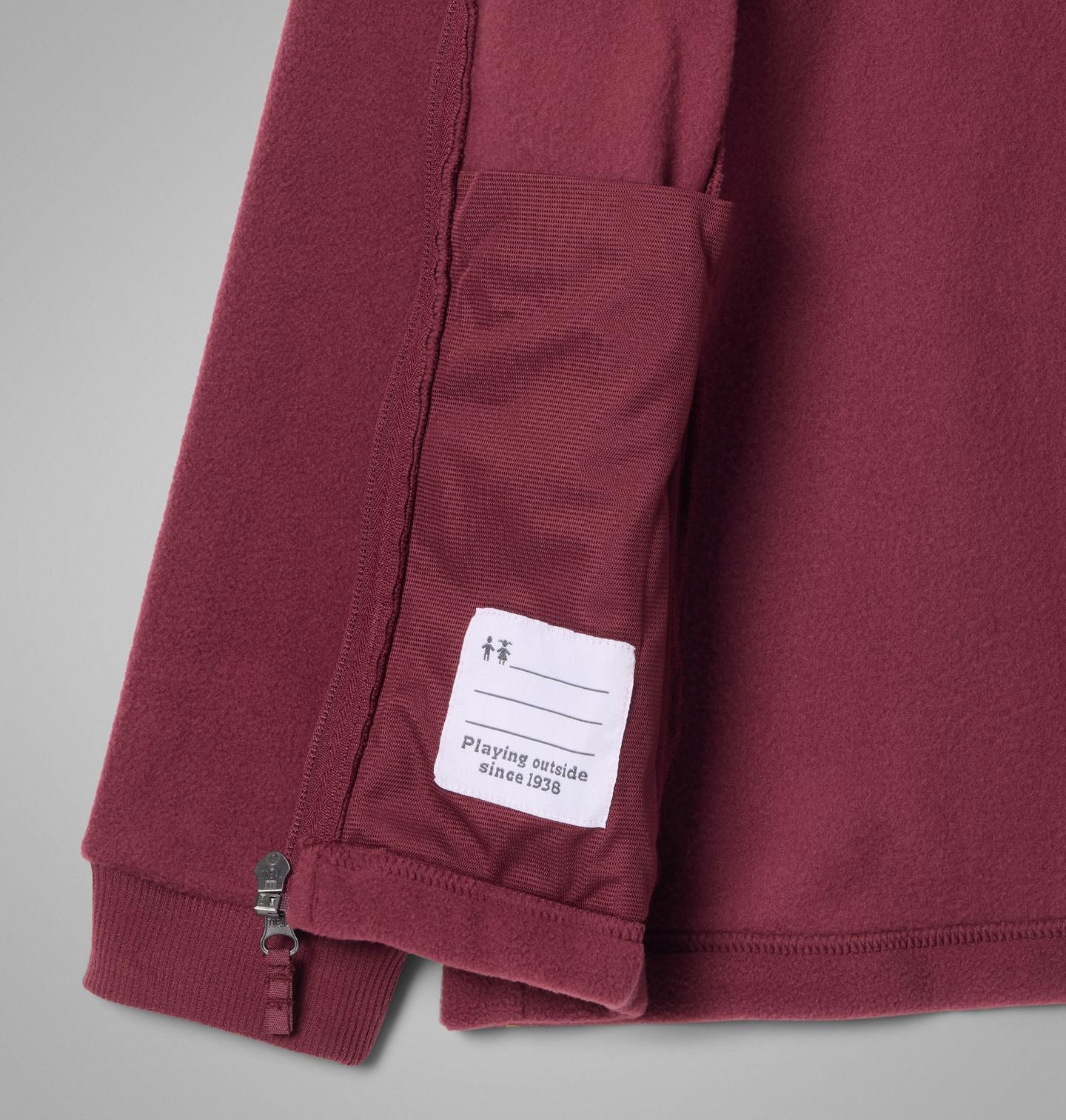 Детское худи Columbia Collegiate Flanker Fleece - Texas A&M, цвет: Глубокий тёмно-бордовый — фото 3