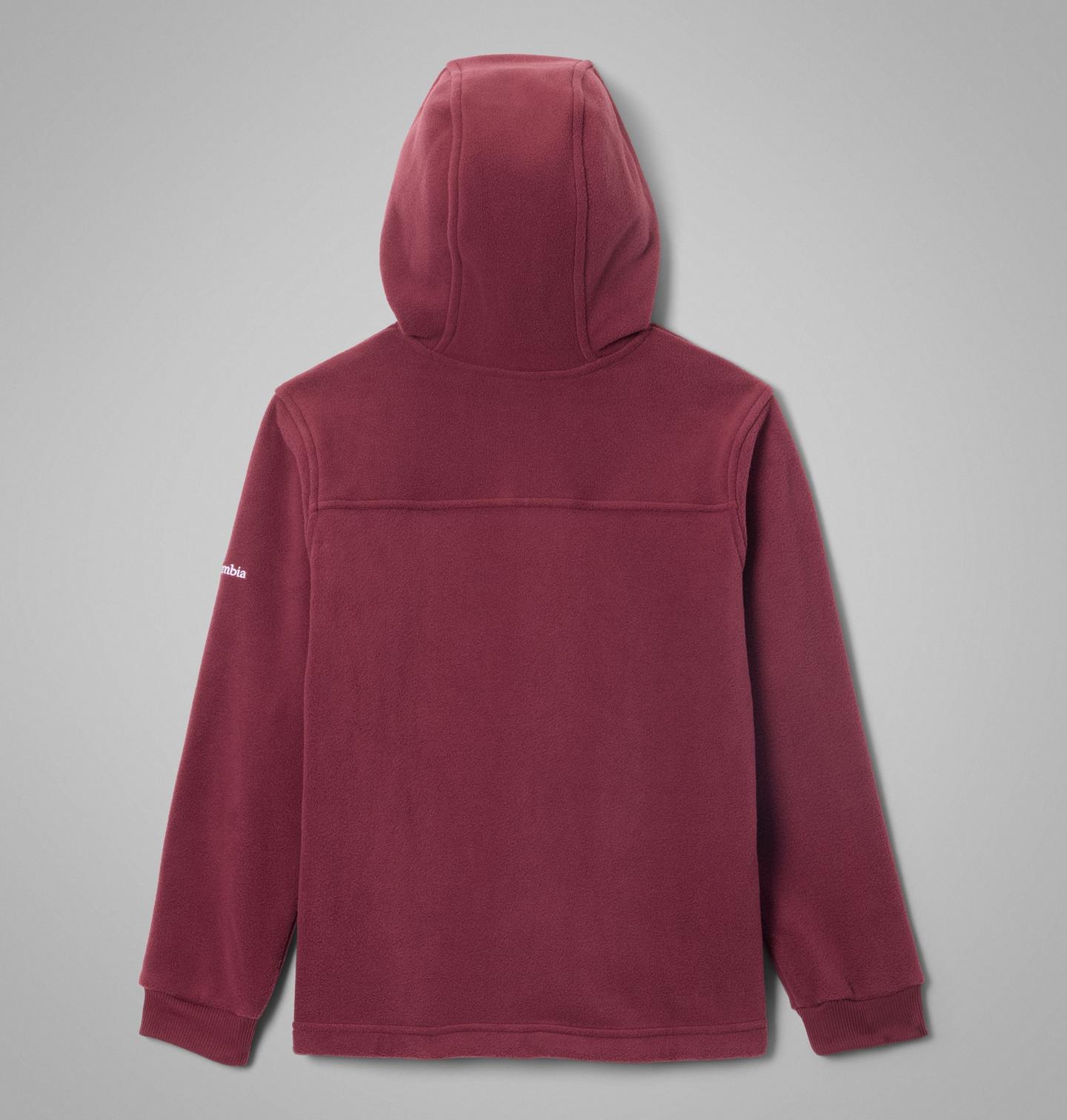 Детское худи Columbia Collegiate Flanker Fleece - Texas A&M, цвет: Глубокий тёмно-бордовый — фото 2
