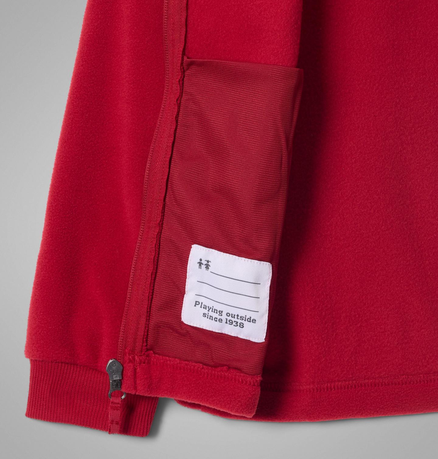 Детское худи Columbia Collegiate Flanker Fleece - Alabama, цвет: Красный бархатный — фото 3