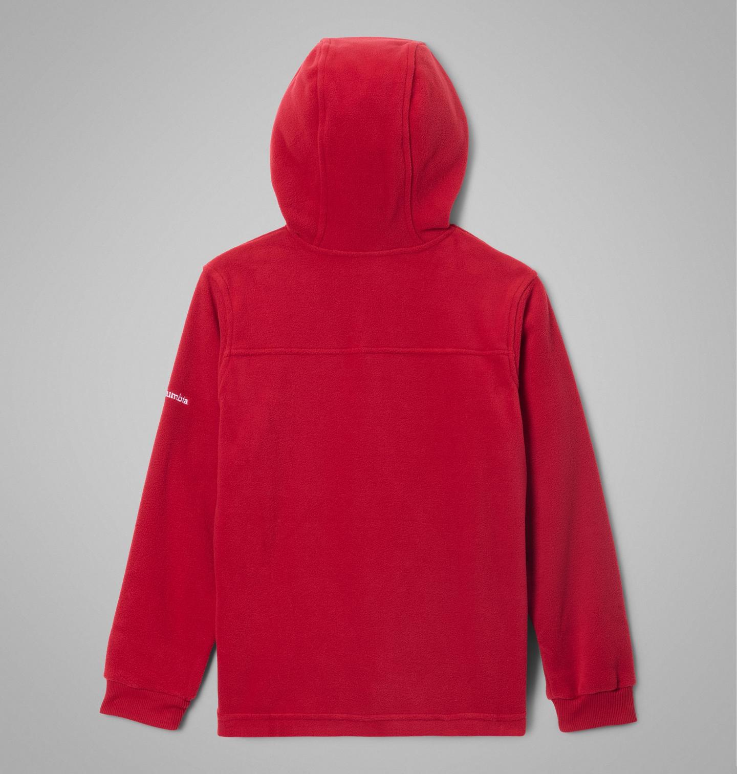 Детское худи Columbia Collegiate Flanker Fleece - Alabama, цвет: Красный бархатный — фото 2