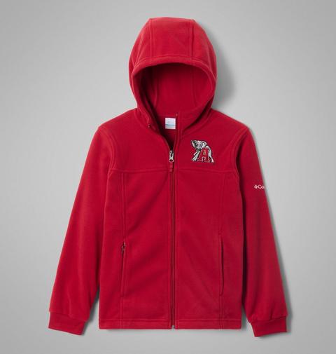 Детское худи Columbia Collegiate Flanker Fleece - Alabama, цвет: Красный бархатный