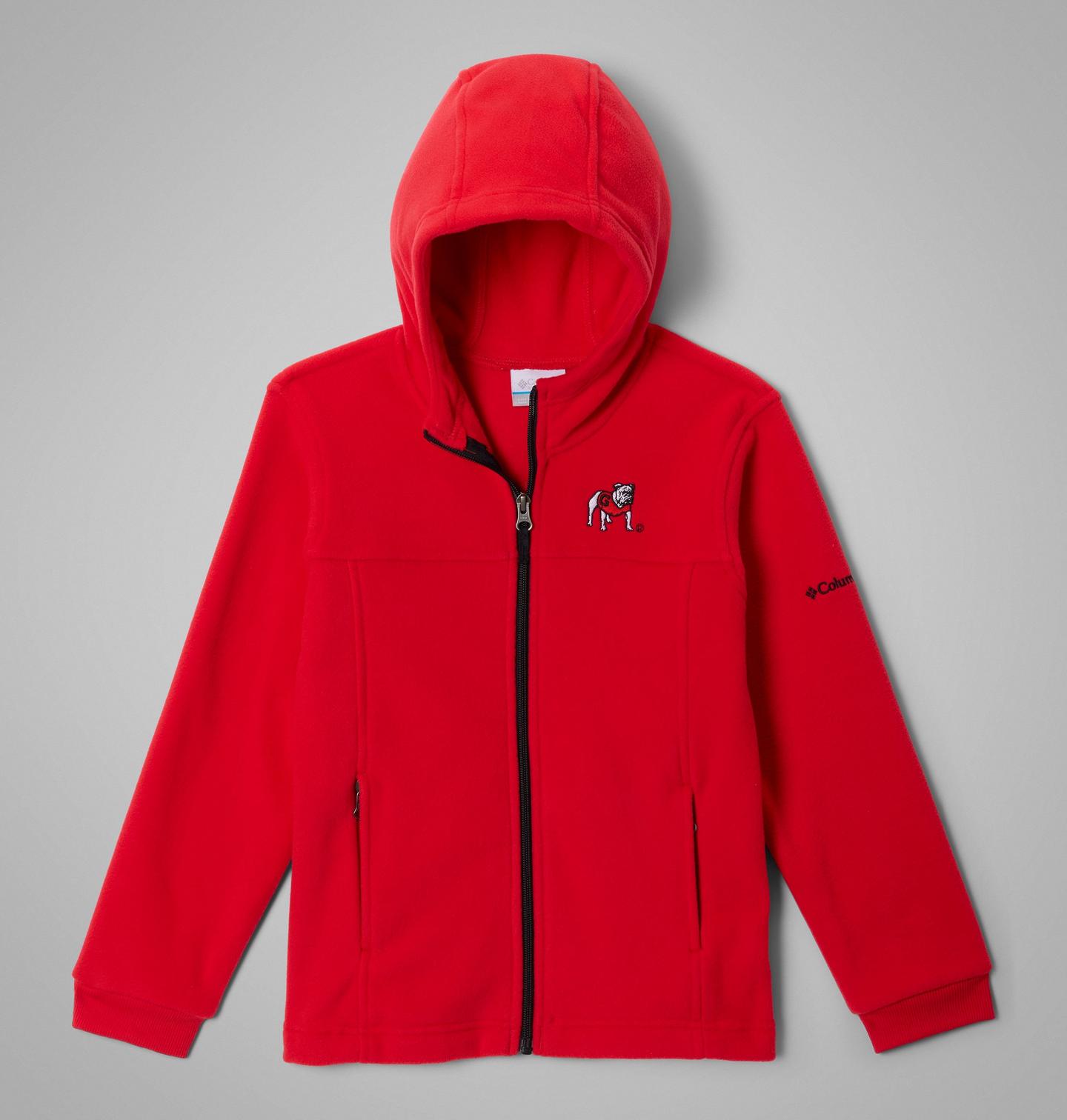 Детское худи Columbia Collegiate Flanker Fleece, цвет: Яркий красный — фото 1