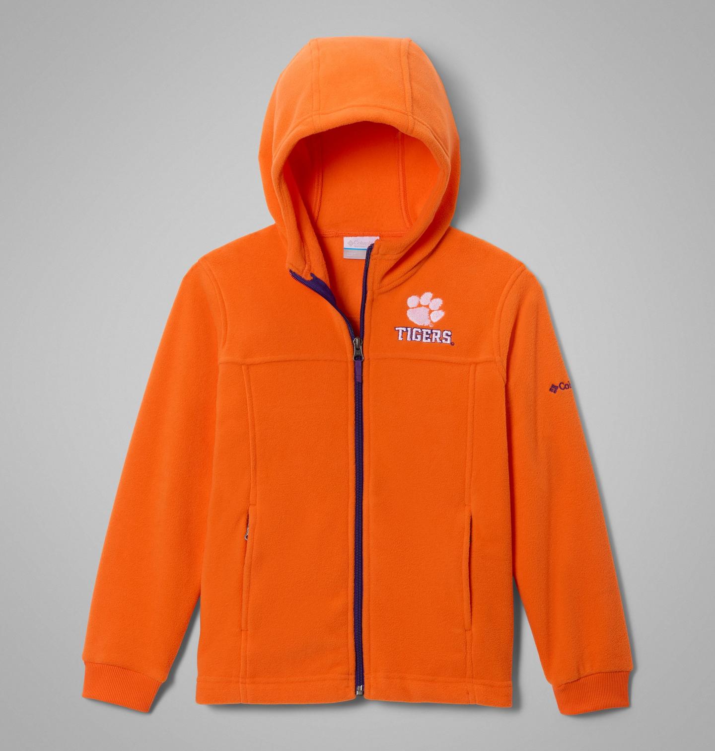 Детское худи Columbia Collegiate Flanker Fleece - Clemson, цвет: Оранжевый — фото 1