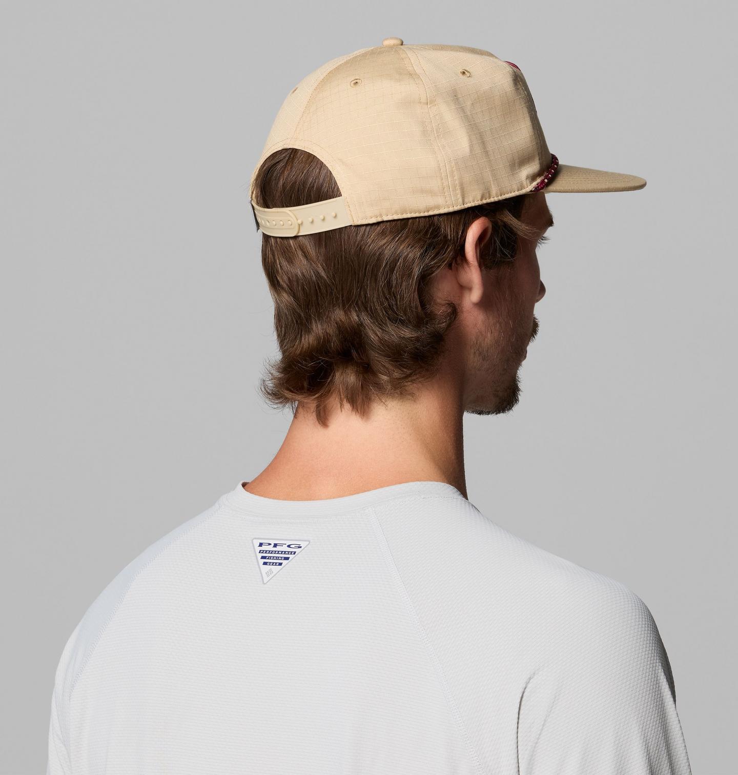 Кепка Columbia Collegiate PFG Rope Snapback - Florida State, цвет: Рыжевато-коричневый — фото 4