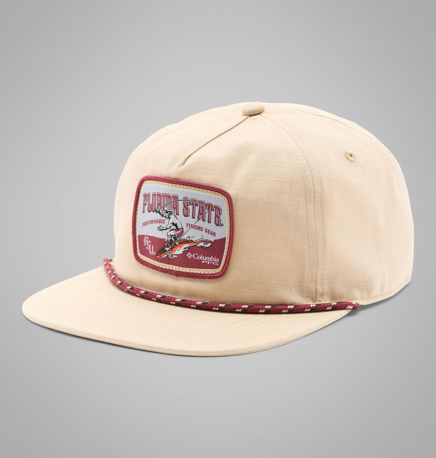 Кепка Columbia Collegiate PFG Rope Snapback - Florida State, цвет: Рыжевато-коричневый — фото 1