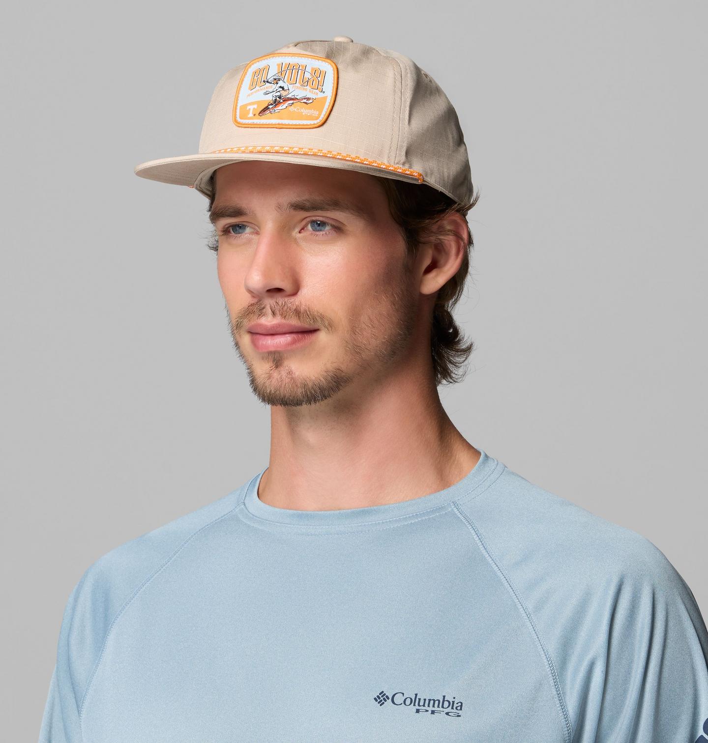 Кепка Columbia Collegiate PFG Rope Snapback - Tennessee, цвет: Серо-бежевый — фото 3