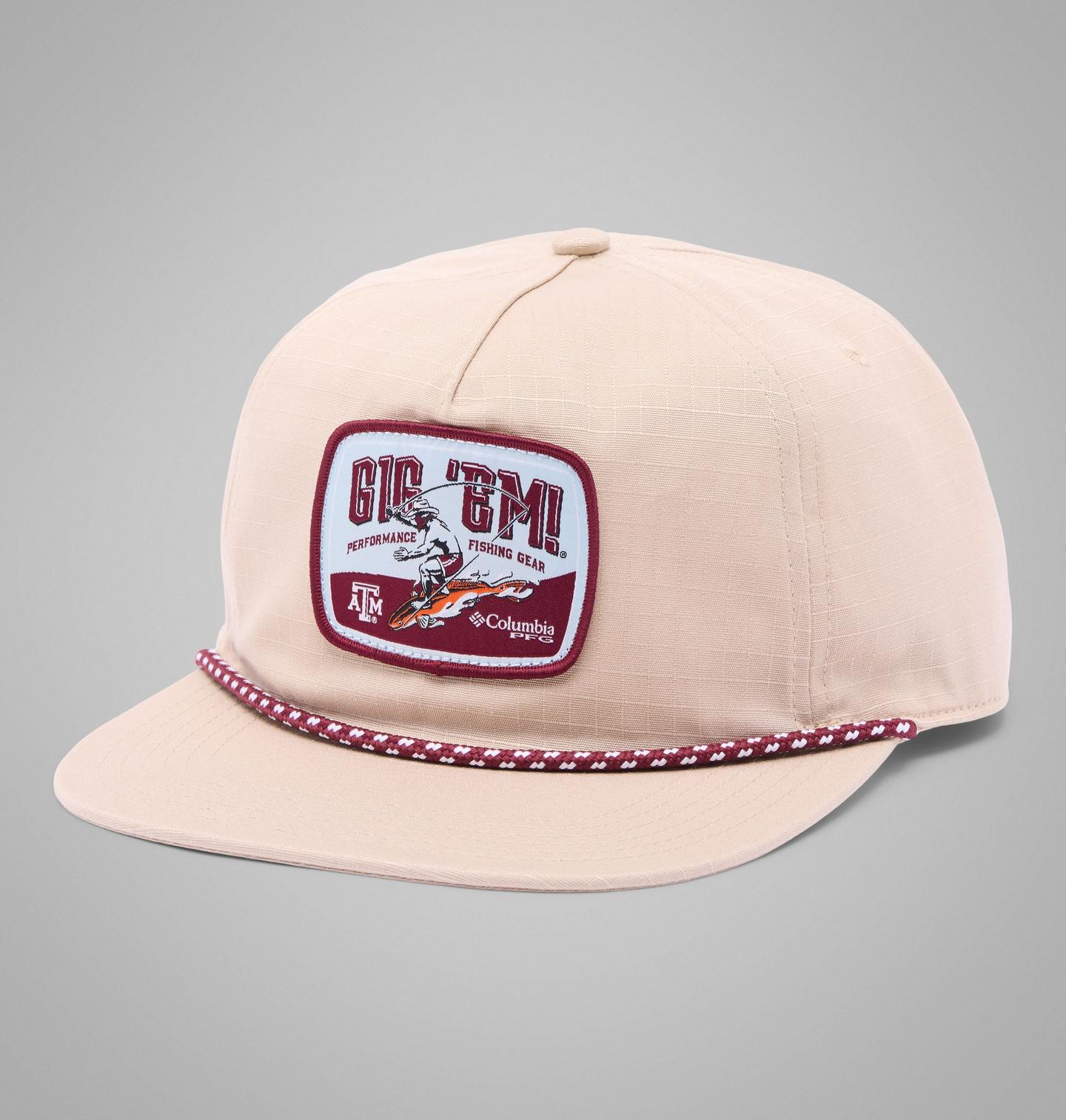 Кепка Columbia Collegiate PFG Rope Snapback - Texas A&M, цвет: Серо-бежевый — фото 1