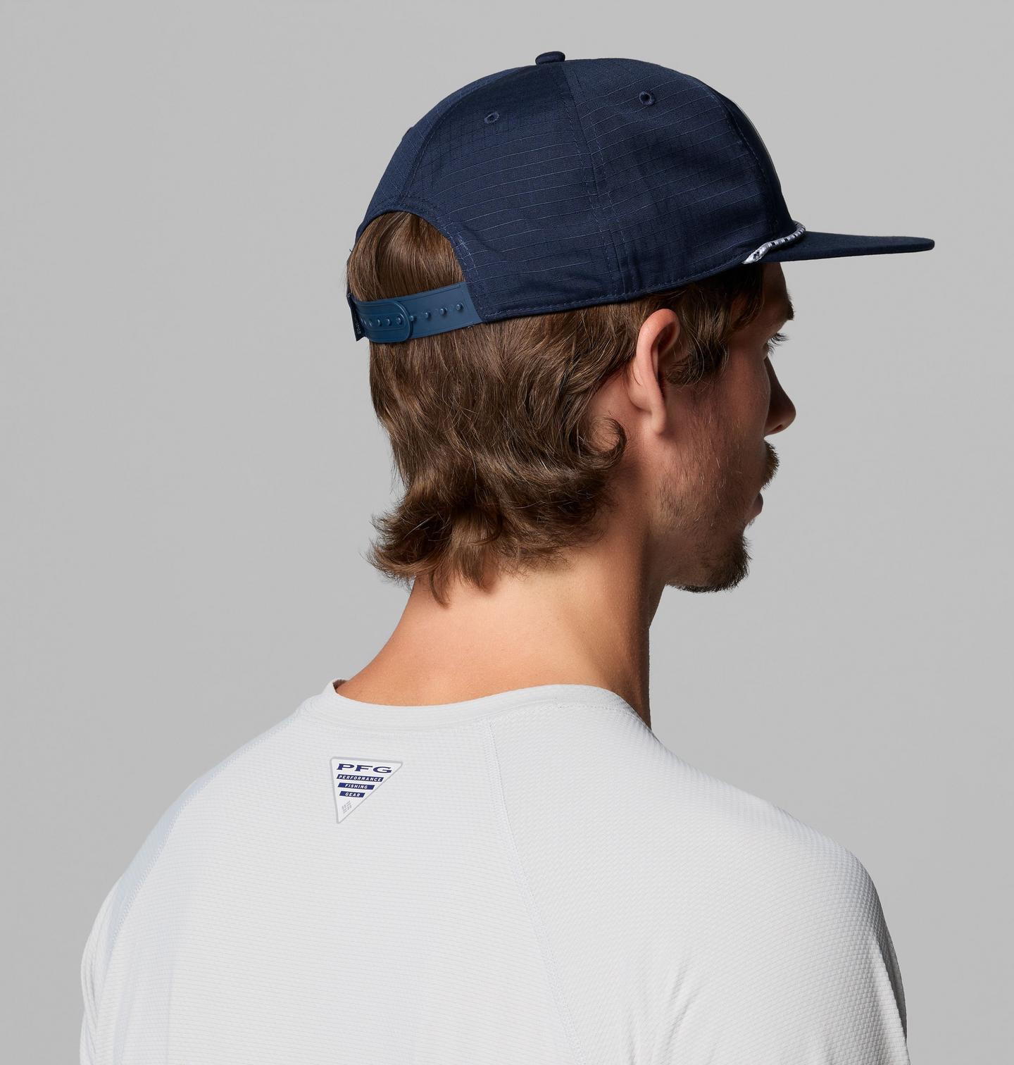 Кепка Columbia PFG Rope Snapback - Dallas Cowboys, цвет: Тёмно-синий — фото 4